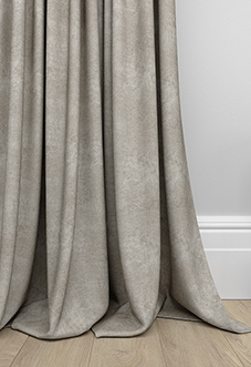 Florence Faux Suede, Taupe Brown - Made to Measure Curtains